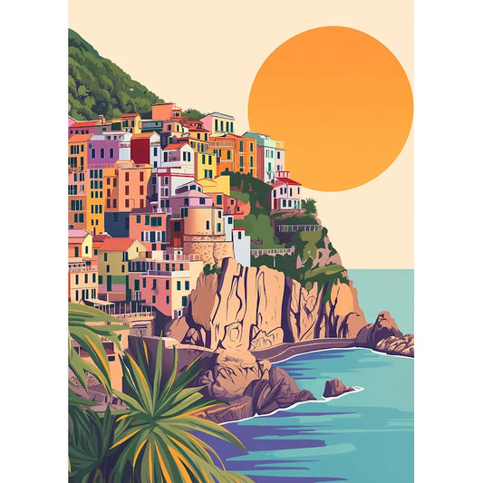 PBN - Orange Sun, Painted Coast
