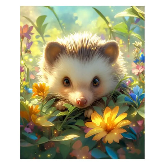 PBN - Floral Hedgehog